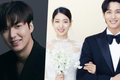 Lee Min Ho Esprili Bir Şekilde “Heirs” de ki rol arkadaşı Park Shin Hye'nin Düğününü kutladı.